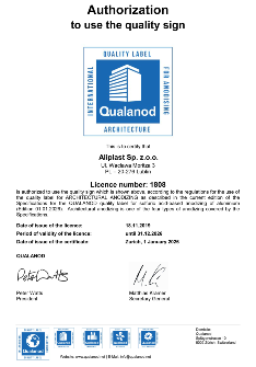 Qualanod - licence number 1808