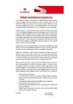 Corialis - Polityka środowiskowa i energetyczna