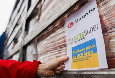 Transport darów z firmy Lingote Alumínios