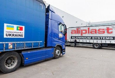 Transport darów z firmy Lingote Alumínios