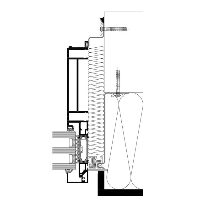 Połączenie sytemu MS z konstrukcja budynku