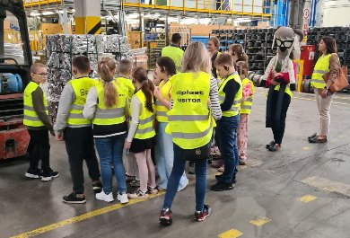 Dzieciaki z SP. nr 20 w Aliplast