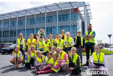 Dzieciaki z SP. nr 20 w Aliplast