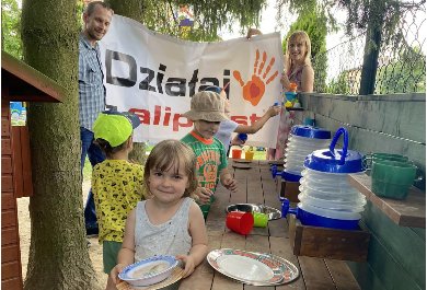 Kuchnia błotna dla dzieci 
