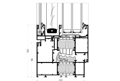 Genesis 75 z żaluzją międzyszybową (GN2011 + GN2021 + GN2071)