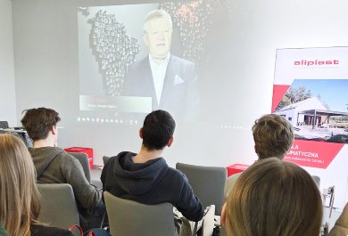 Przedsiębiorcza Młodzież - wizyta w Aliplast