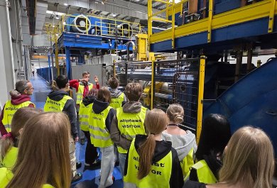 Przedsiębiorcza Młodzież - wizyta w Aliplast
